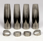 Kollektor Ø38.0mm 30° 4to1 Rostfritt