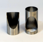 Cutout 45° Ø48.0mm-Ø48.0mm Rostfritt