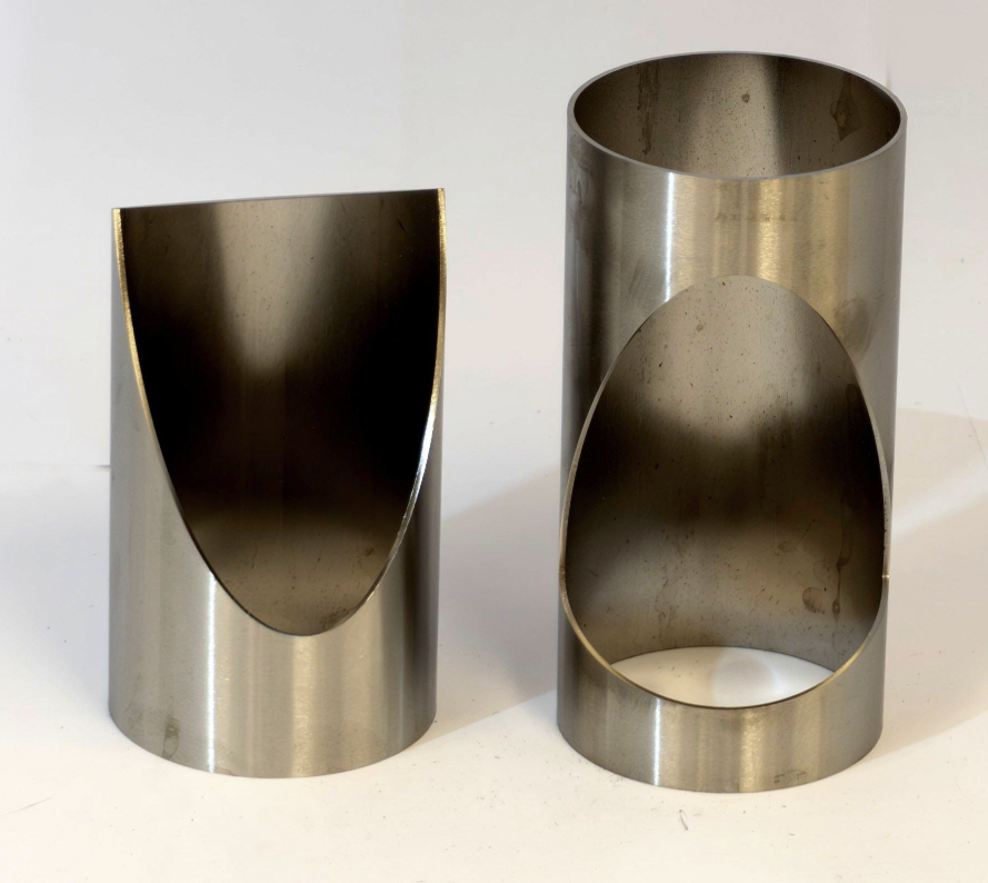 Cutout 45° Ø70.0mm-Ø70.0mm Rostfritt