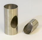 Cutout 45° Ø76.0mm-Ø50,8mm Rostfritt