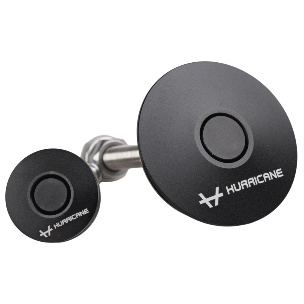 Hurricane - Push-Clips snabblås 31,5mm svart