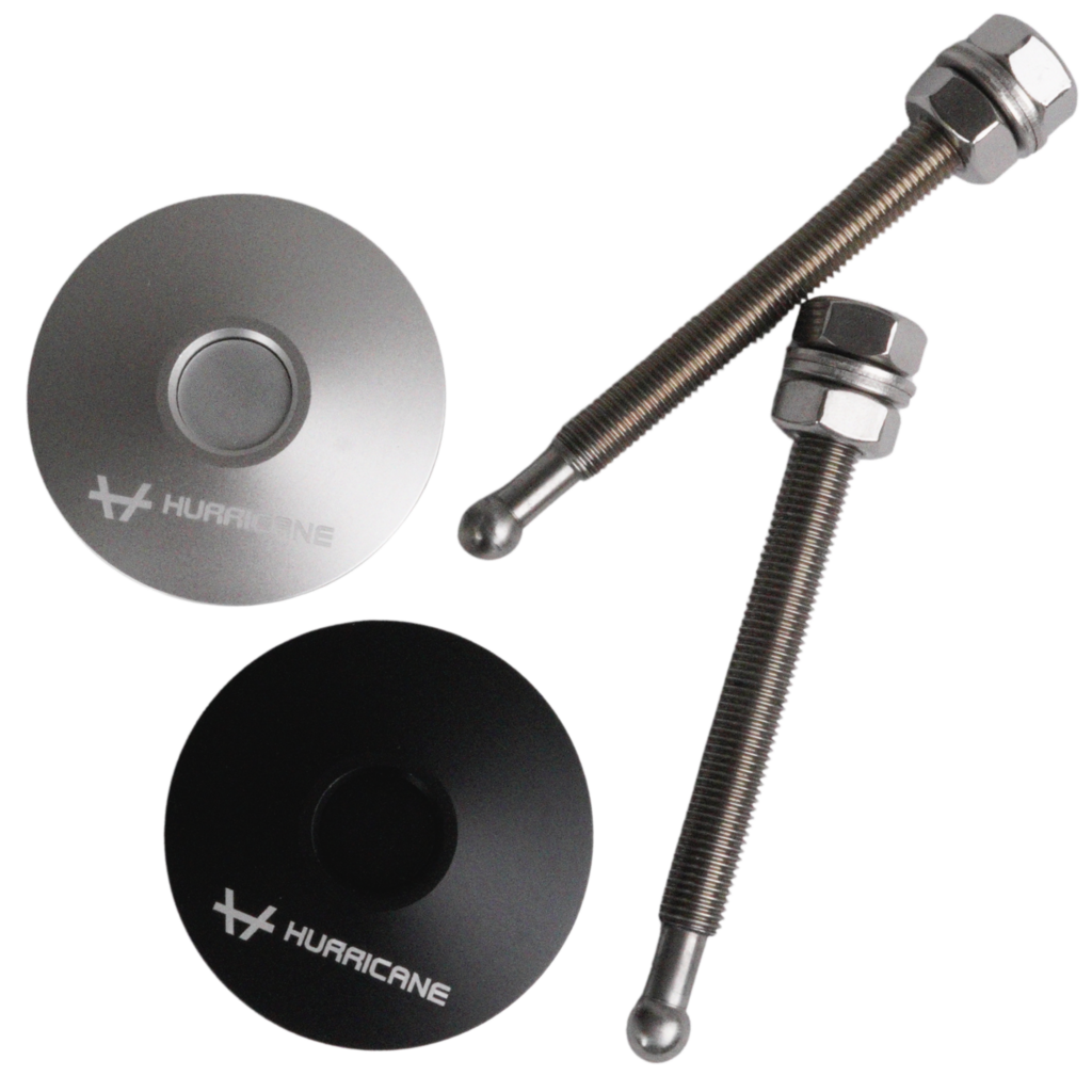 Hurricane - Push-Clips snabblås 31,5mm svart