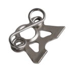 DZUS Skruvfäste & Svetsplåt med fjäder - komplett paket