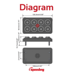 PDM8 Motorsport Knappsats & Relämodul