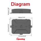 PDM12 Motorsport Knappsats & Relämodul