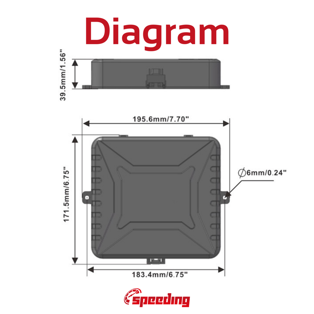 PDM16 Motorsport Knappsats & Relämodul