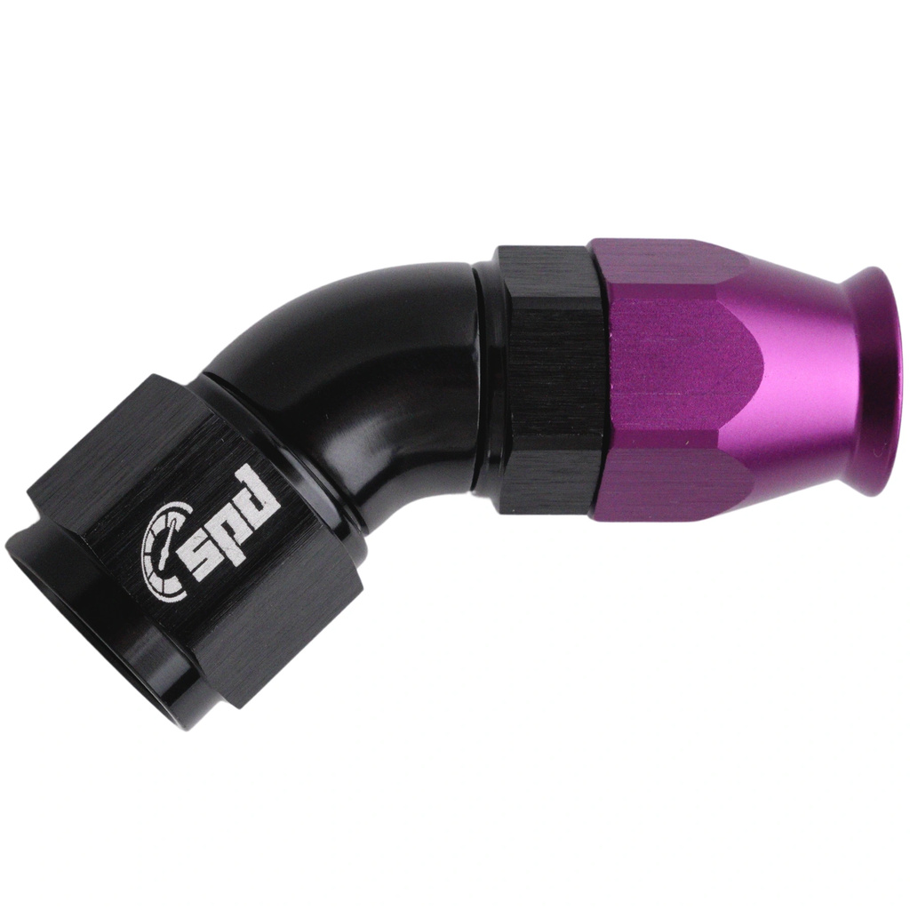 AN8 -45° Full flow PTFE Slangkoppling