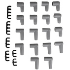 Tändkabelsats 90 grader Röda