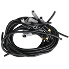 Tändkabelsats 90 grader Svarta