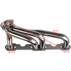 Headers Small Block Chevy (SBC) Kort Bak