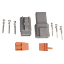 Kontaktdon KIT 3-polig DTM series Hane + Hona