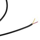 EGT kabel (2 ledare) svart KX-PVC