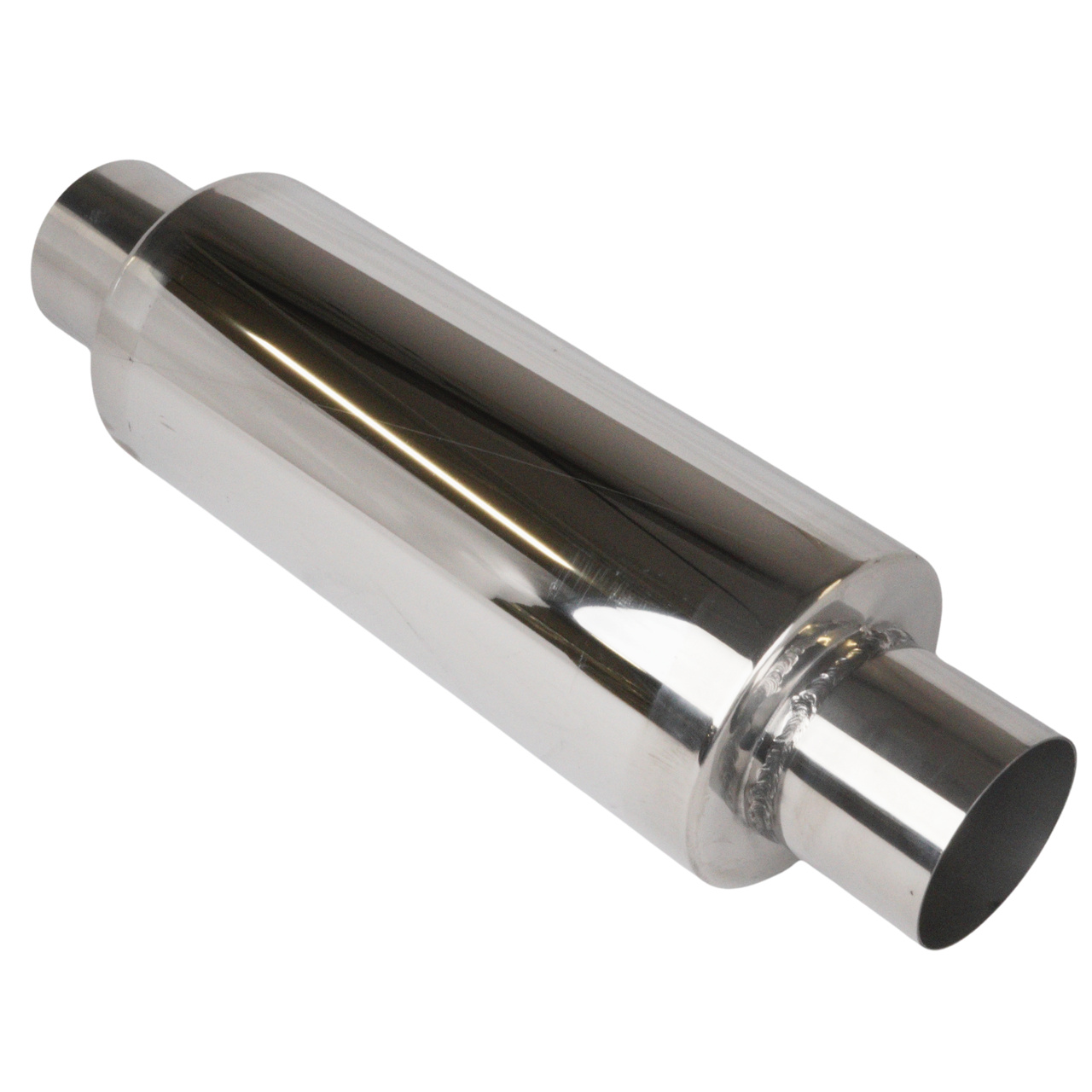 Ljuddämpare 3" fullflödes Rostfritt