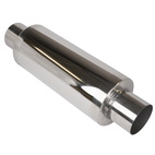 Ljuddämpare 3" fullflödes Rostfritt