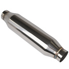 Ljuddämpare 2,5" fullflödes Rostfritt