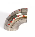 Pie cut Ø42.0mm 15° r=42.0 Rostfritt