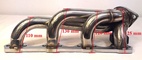 Headers Small Block Ford (SBF) Korta, Bak