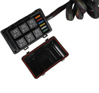 Vädersäkrad Relä och säkringscentral RB6-W (Bottenmontage)