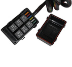 Vädersäkrad Relä och säkringscentral RB6-W (Bottenmontage)