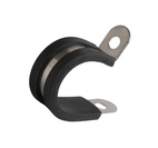 Gummiklädd P-klämma Form D 12mm/12mm W4