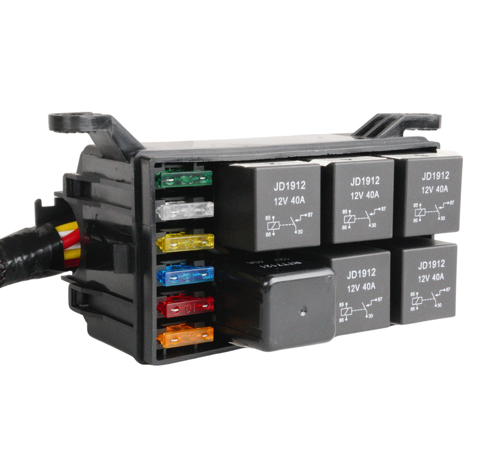 Hurricane Relä och säkringscentral RB6-W (Väggmontage)