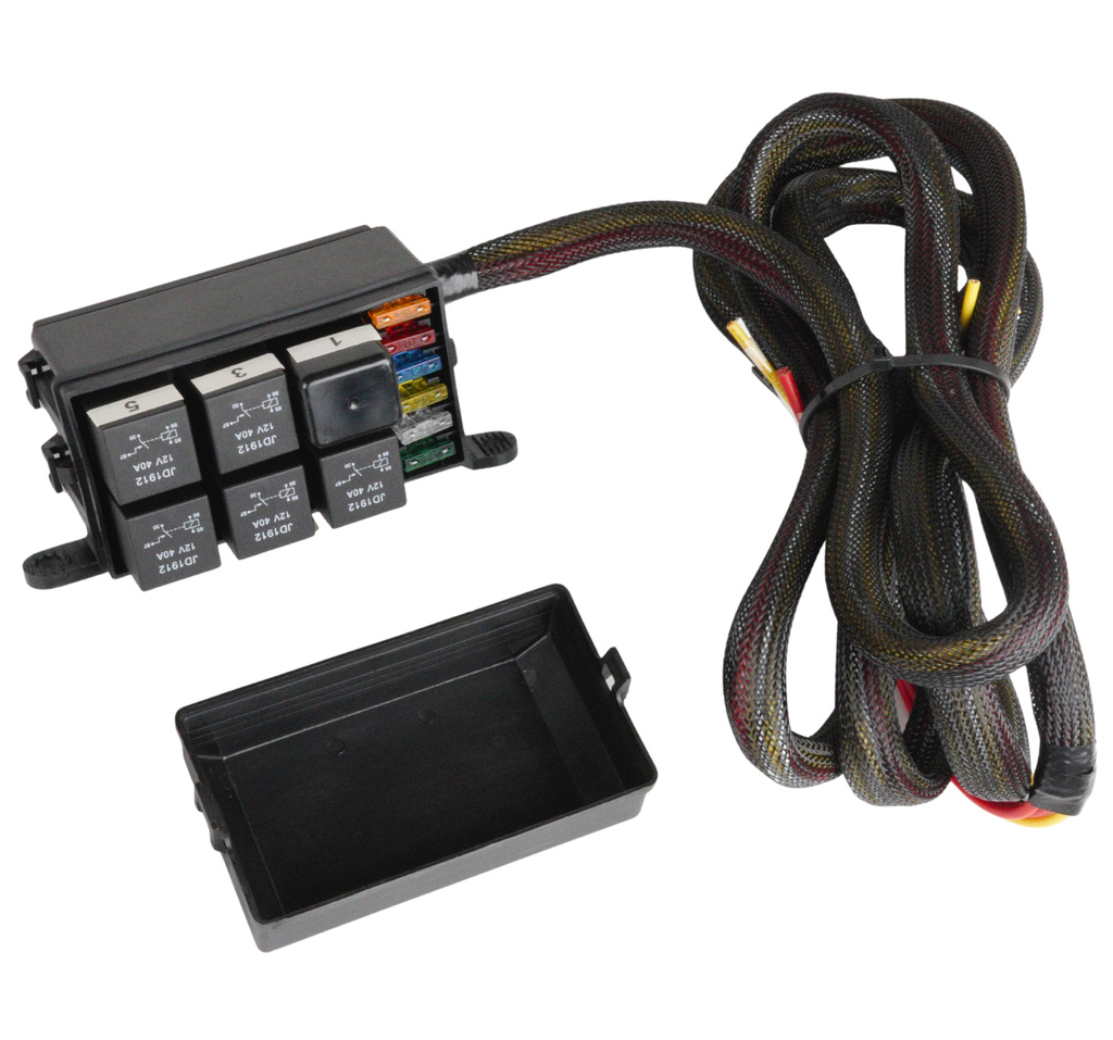 Hurricane Relä och säkringscentral RB6-W (Väggmontage)