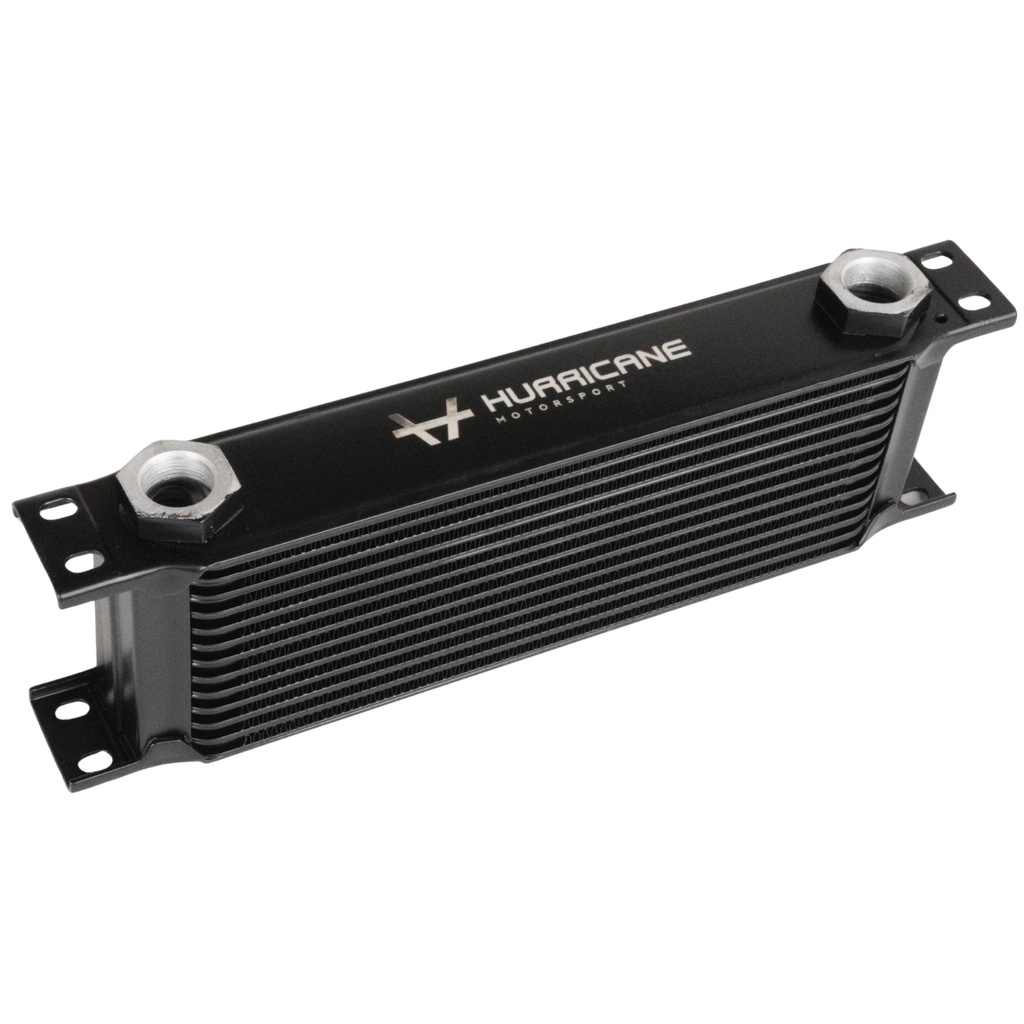 Hurricane Oljekylare Svart 13 rader (330mm)