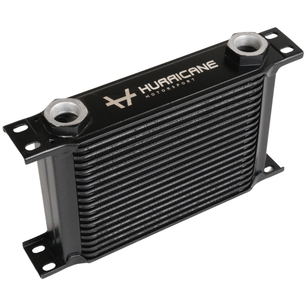 Hurricane Oljekylare Svart 19 rader (255mm)