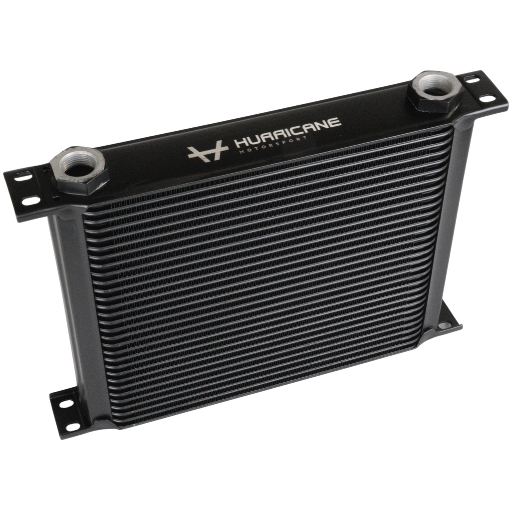 Hurricane Oljekylare Svart 30 rader (330mm)