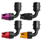 AN10 90° PTFE Quick-Connect Slangkoppling