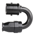 AN4 180° PTFE Quick-Connect Slangkoppling