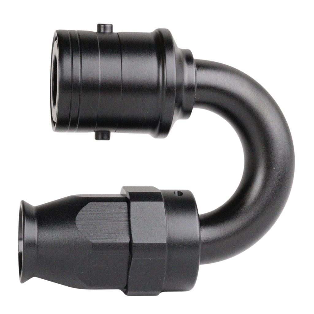 AN8 180° PTFE Quick-Connect Slangkoppling