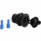 12V-24V Uttag Väderskyddad Marin