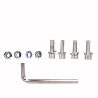 Batteri terminal Kit Svart / Röd - M10