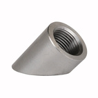 Välvd Lambdamutter M18x1,5 Rostfri (45°)