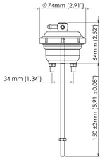 Turbosmart Intern wastegate (svart)