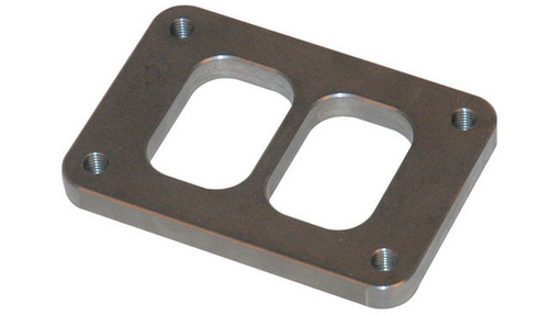 T4 turbofläns twin entry 89x70mm rostfritt