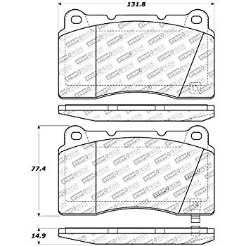 Subaru WRX STI (Brembo) (01->) fram