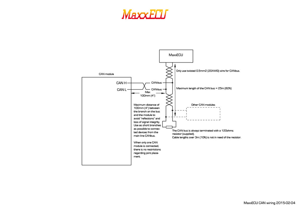MaxxECU Lambda modul (inkl LSU 4.2 givare)