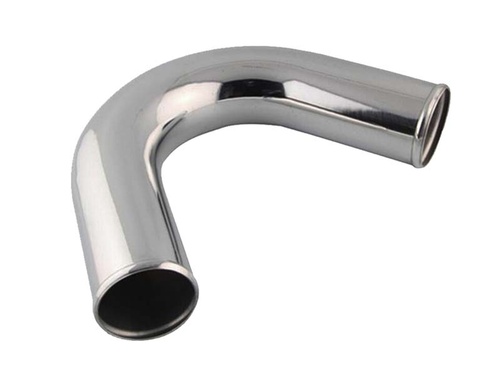 Aluminiumrör 3,5" 135° Polerad