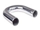 Aluminiumrör 3" 180° Polerad