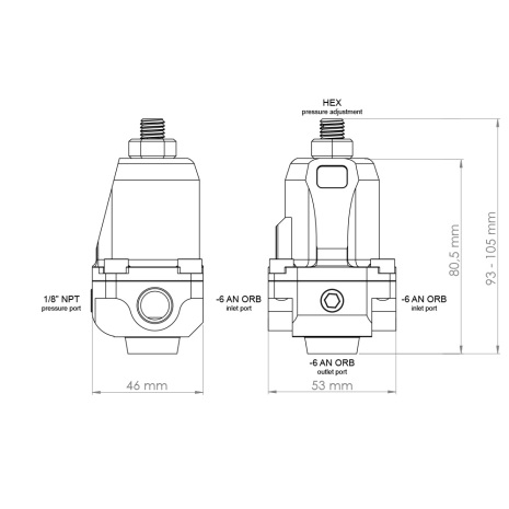 Nuke Bränsletrycksregulator FPR100s
