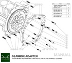 Adapterplatta växellåda Nissan RB20 RB25 RBB6 RB30