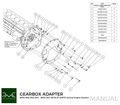 Adaperplatta växellåda BMW M50 S50 M52 M54 / N57N N57