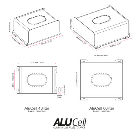 NUKE 80L Alu Fuel Cell med integrerad catchtank