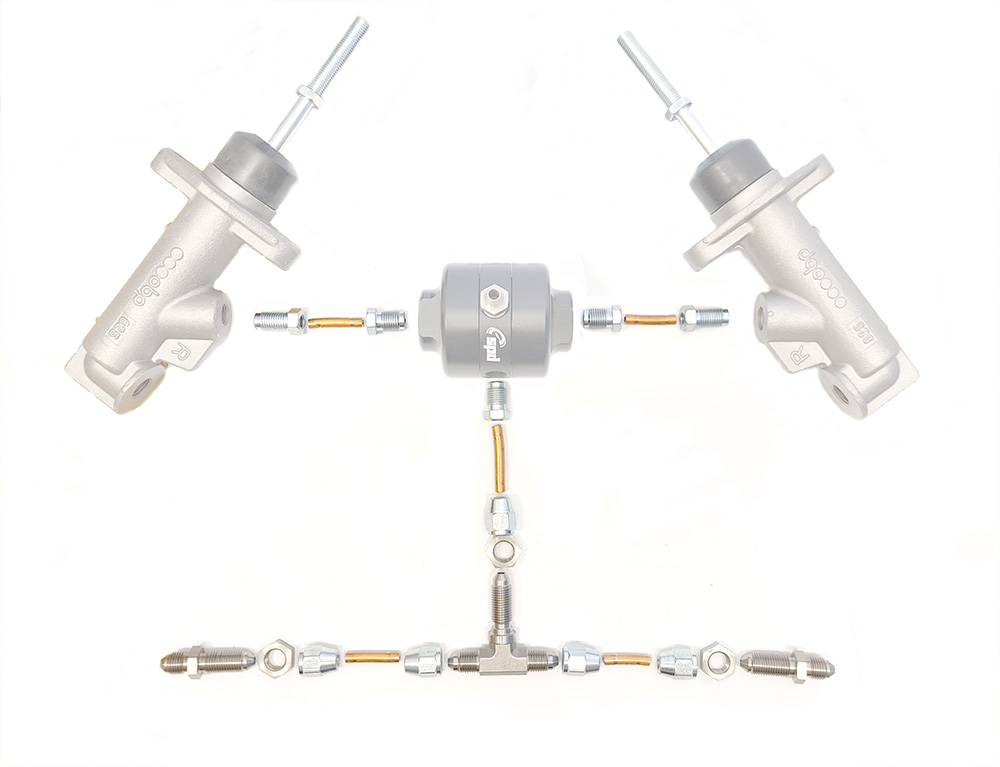 Bromsrör monteringskit fördelningsventil