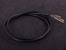 Skärmad kabel (4 ledare) svart